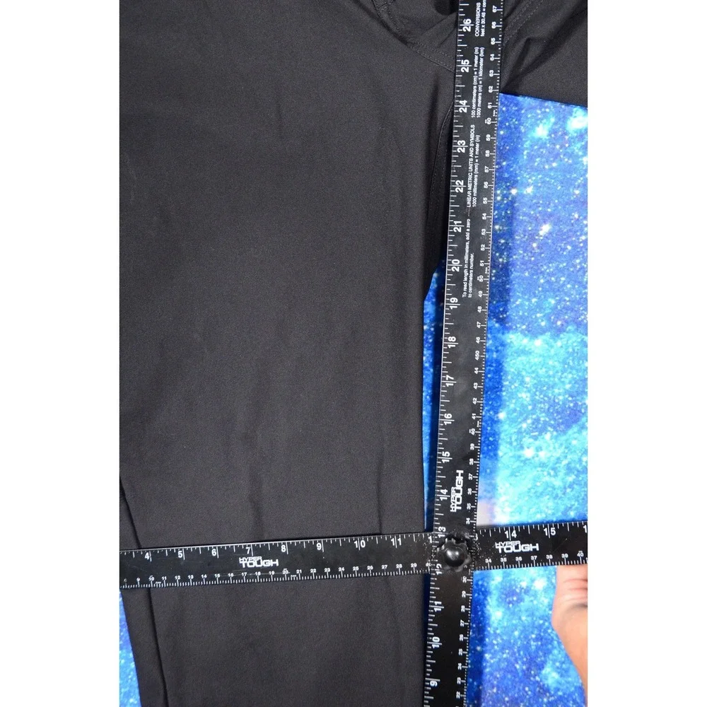 Lululemon Commission Pants Mens 35x25 Black Straight Leg Zip Pockets Casual